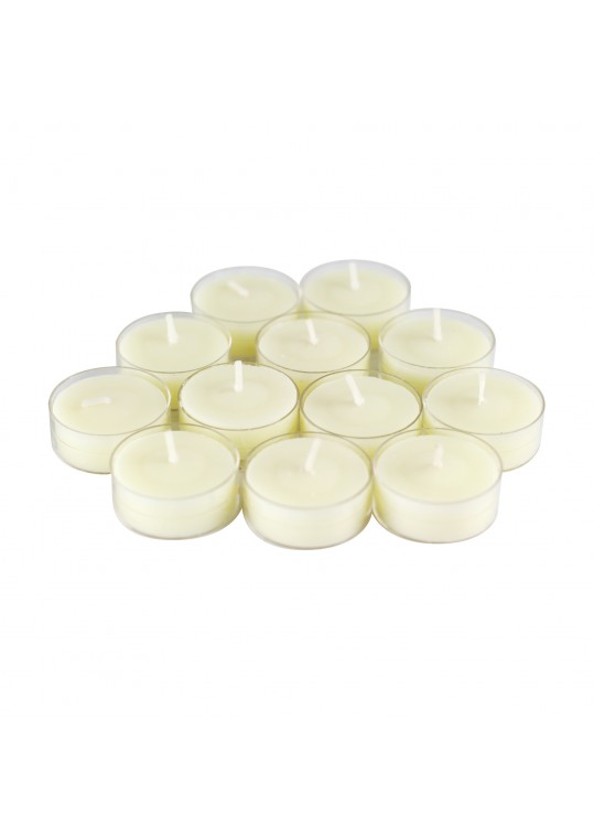 12pk Vanilla Scented Ivory Tealight Candles