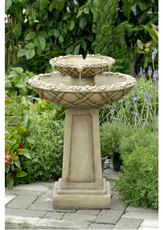 Bird Bath Outdoor Water Fountain