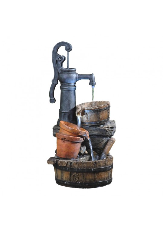 Classic Water Pump Fountain With Led Light