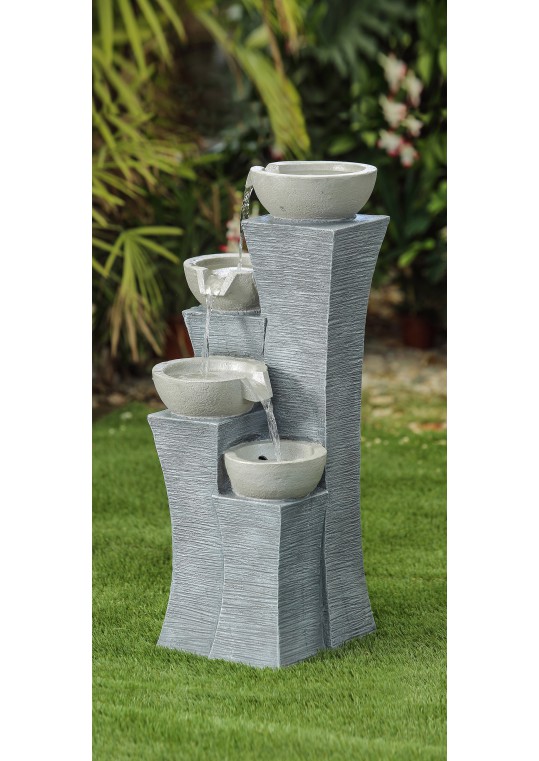 Four-Tiered Modern-style Water Fountain