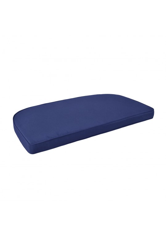 Midnight Blue Loveseat Olefin Cushion