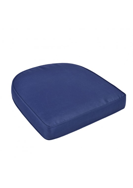 Midnight Blue Single Chair Olefin Cushion