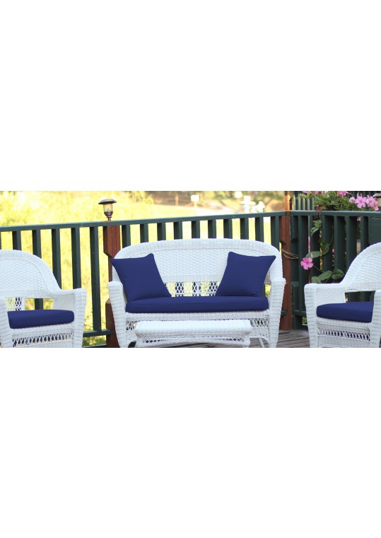 4pc Midnight Blue Cushions Set