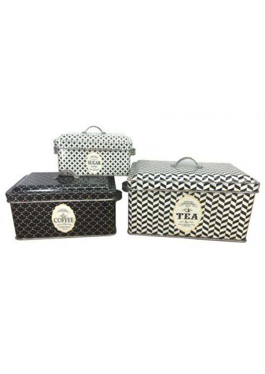 Condiment-themed Metal Storage Box (Set of 3)