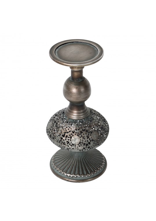 10.25 Inch Metal Candle Holder