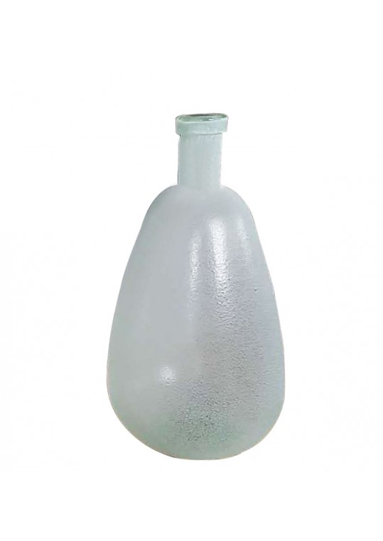17.75 Inch Suava Frosted Glass Vase