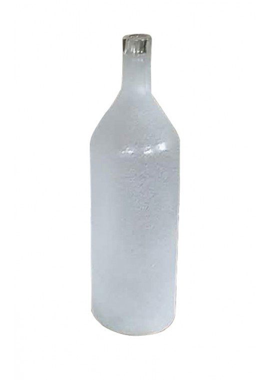 Paralus 19 Inch Frosted Glass Decorative Vase