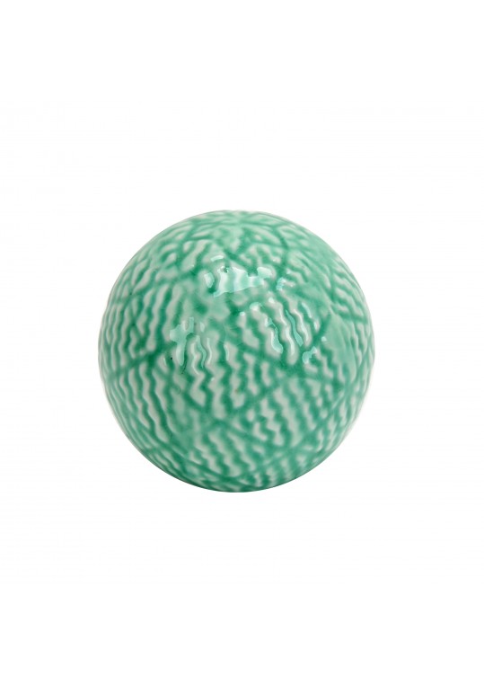 3.7 Inch Decorative Ceramic Spheres Green