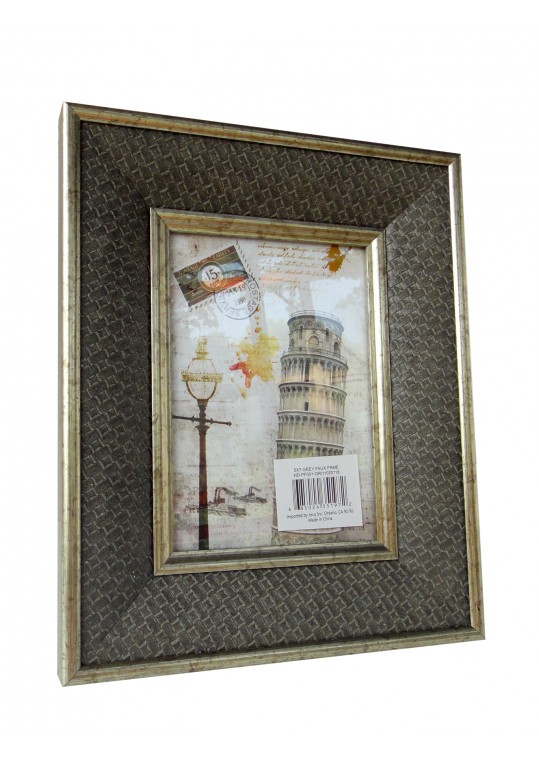 5 Inch x 7 Inch Gray Photo Frame