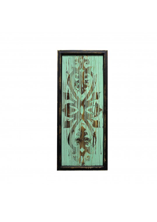 30 Inch Wood Deco- Green