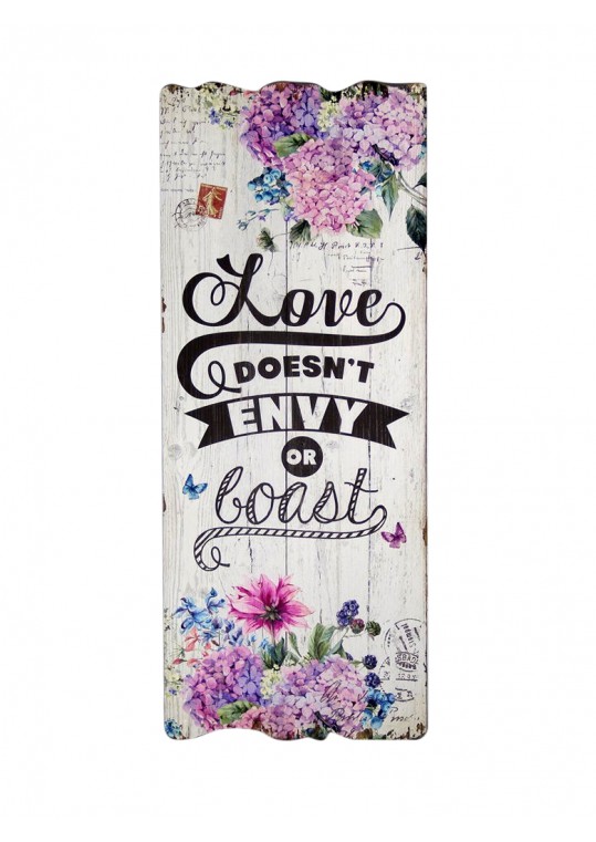 Lover Doesn't Envy Plaque