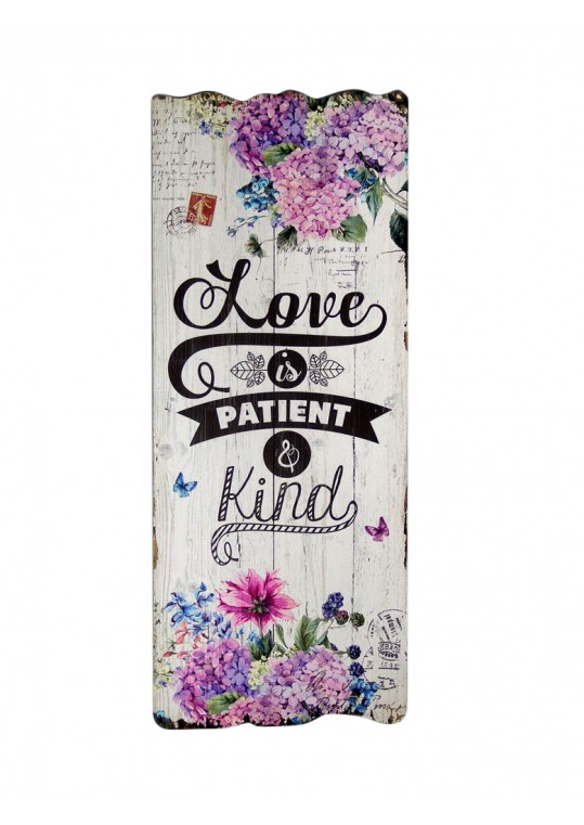 Love is Patient Plaque
