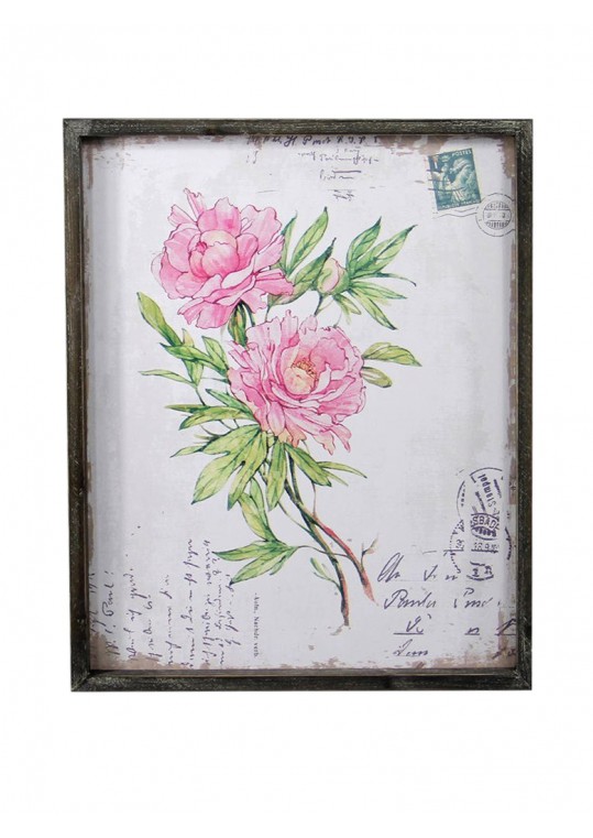 Asian Roses Plaque