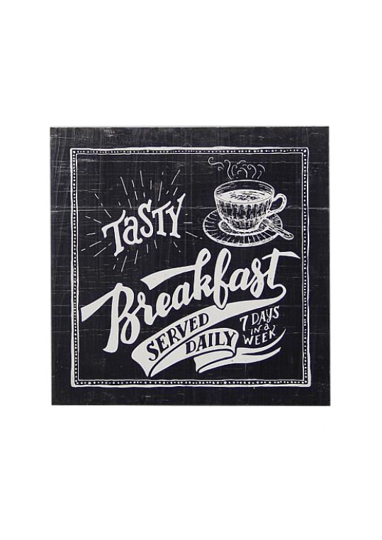 Tasty Breakfast Plaque