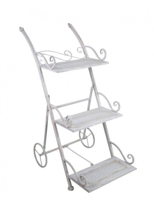 Orchies 3-Tiered Round Metal Plant Stand