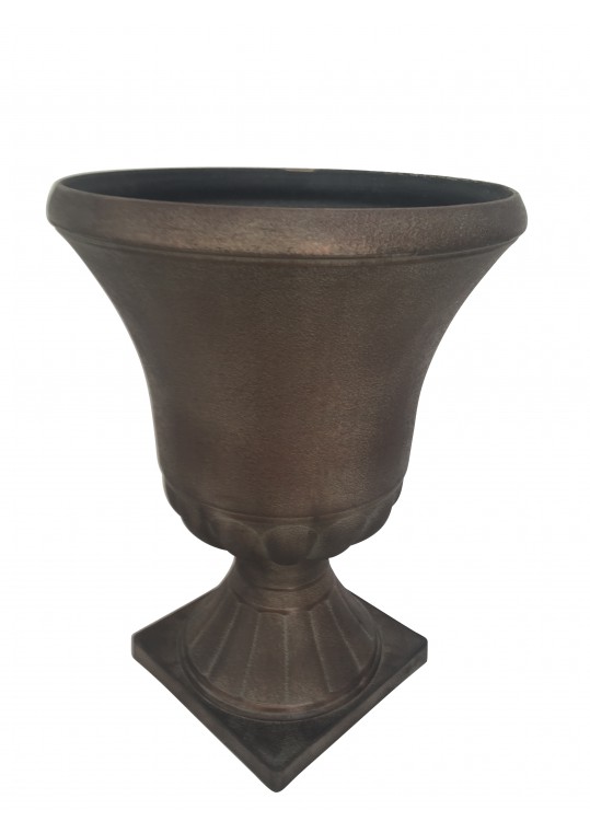 21.25 Inch Urn Planter in Brown (Set of 2)