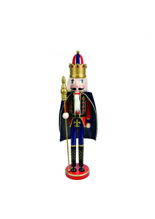 24 Inch  Nutcracker King with Cape