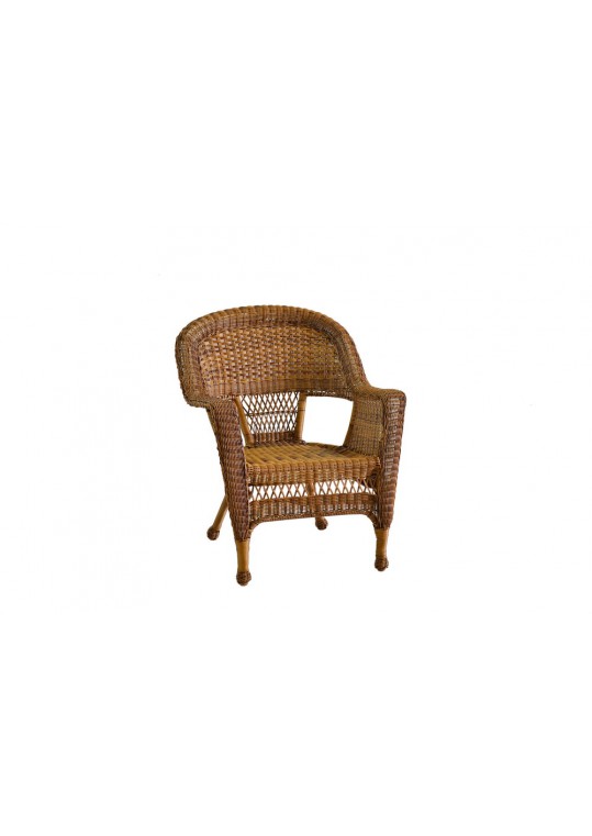 Honey Wicker Chair - Set of 4
