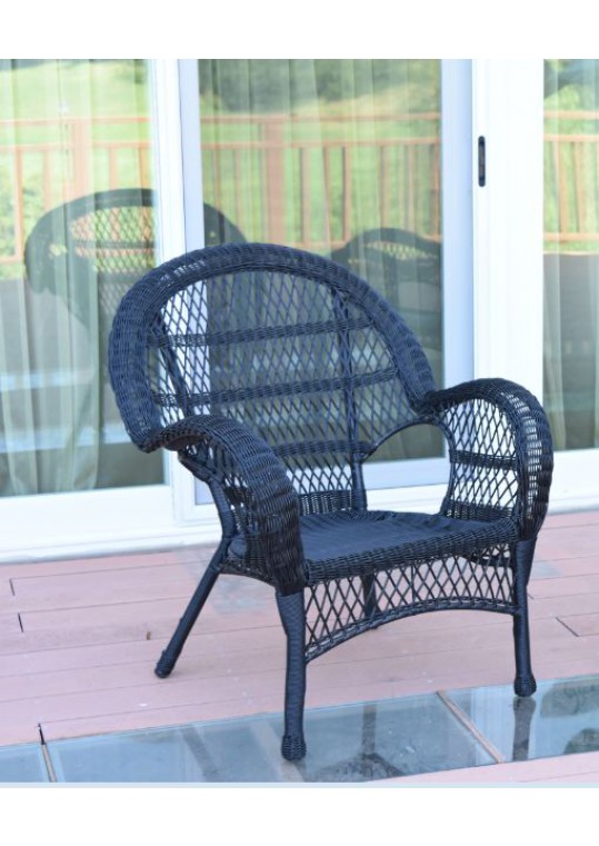 Santa Maria Black Wicker Chair