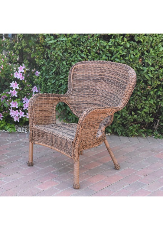 Windsor Honey Resin Wicker Chair