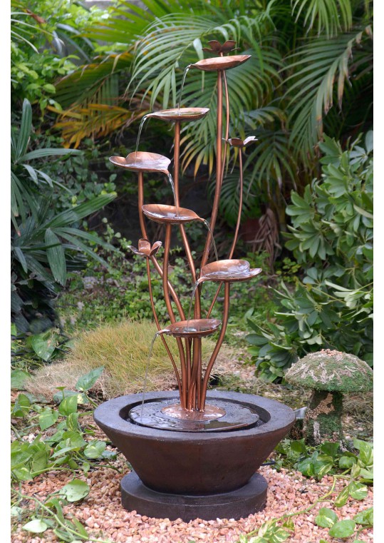 Acqua Di Loto Lotus Outdoor Fountain